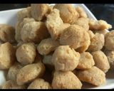 A picture of step 2 of Soybean Badi Momos.