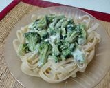 Foto del paso 2 de la receta: Fideos con brócoli a la crema de queso
