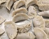 A picture of step 4 of Gyoza.