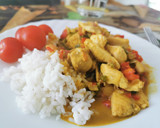 Foto del paso 3 de la receta: Pollo al curry con arroz