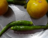 A picture of step 5 of Lemon Pickle.