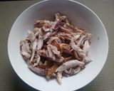 Foto del paso 1 de la receta: Fideos salteados con pollo