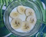 Pas rețetă Gris de orez cu banane, nuci de Brazilia și dulceață de vișine 3 fotografie