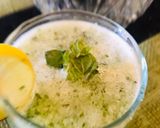 A picture of step 3 of Cucumber Mint mojito.