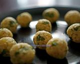 A picture of step 2 of Parmesan cheese potato balls.