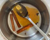 A picture of step 1 of Rakomelo | raki with honey | Greek traditional drink.