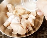 A picture of step 1 of Chicken Reshmi Kabab.