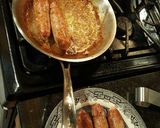 A picture of step 4 of Sausage Picatta Pasta.