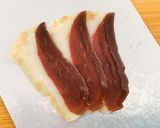 A picture of step 1 of Duck Prosciutto Croquettes (Croquetas de Magret Séché).