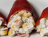 Foto del paso 3 de la receta: Pimientos del piquillo rellenos de queso y surimi