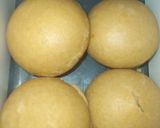 A picture of step 1 of Ladi pav without yeast.