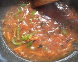 A picture of step 7 of Bread Upma.
