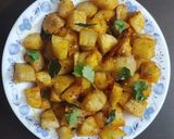 A picture of step 4 of Tapioca masala fry.