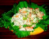 A picture of step 16 of Mike's New Orleans Lobster, Shrimp & Crab Meat Po Boys.