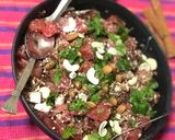 A picture of step 4 of Watermelon Olives & Feta Salad/Salsa: An Exotic Mediterranean Summer Cool...😎.