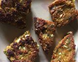 A picture of step 4 of Cabbage fritters or patta gobi vadi.