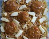 Foto del paso 4 de la receta: Spaghetti con albóndigas y salsa licuada