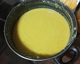 Foto del paso 1 de la receta: Crema de lechuga con bombón de queso frito