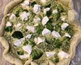 Une image de l'étape 5 de Tarte épinards brocolis-chèvre frais.