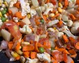 A picture of step 1 of Street style Vegetable pulao.