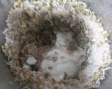 A picture of step 3 of Moong sprout dosa.