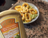 Foto del paso 2 de la receta: Ensalada cuatro estaciones con anillos a la romana en Airfryer