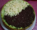 Foto langkah ke 9 dari resep Sponge cake Pandan Coklat Keju.