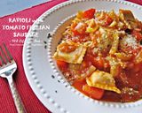 Ravioli。蕃茄義式意大利餃的食譜步驟4照片
