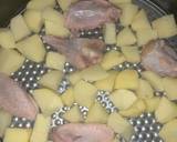 Garlic and herbs roasted potatoes and chicken recipe step 5 photo