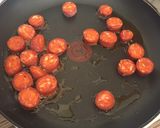 A picture of step 1 of Chorizo Beans on Toast.