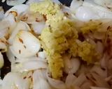 A picture of step 4 of Kadai paneer.