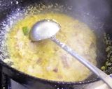 A picture of step 5 of Chow chow koottu.