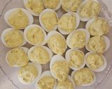 A picture of step 4 of (Secret Ingredient) Stuffed Eggs.