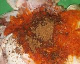 A picture of step 1 of Sweet, sour and spicy chicken wings.