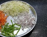 A picture of step 1 of Stir Fried Cabbage Salad !.