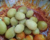 A picture of step 2 of Lasaniya Aloo With Yellow Bhungra.