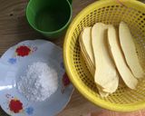 Hình bước làm 1 của món Khoai lang chiên