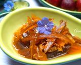 Hình bước làm 2 của món Mứt vỏ bưởi