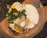 Medvehagymás tojáskrém recept fázis 1 fotója