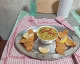 Foto del paso 4 de la receta: Milanesa de Merluza con Crema de Queso.🐟