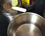 A picture of step 1 of Green Tea and lemon.