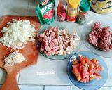 Foto langkah ke 1 dari resep Spaghetti Bolognese mudah & lezat 🍝.