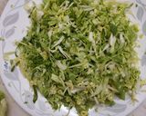 A picture of step 1 of Sizzling Cabbage Muthiya.