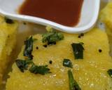 Khaman dhokla healthy breakfast recipe step 1 photo