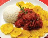 Foto del paso 1 de la receta: Arroz,habichuela roja,carne,y fritos verdes,,,ahh y una coca cola