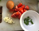 รูปขั้นตอนการทำที่ 1 ของ มะเขือเทศผัดไข่ (อาหารเด็ก)