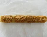 A picture of step 9 of Almond and date roll.