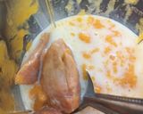 A picture of step 1 of Creamy Mango Chikoo Twist Milkshake (Eid Special Refreshing Drink).