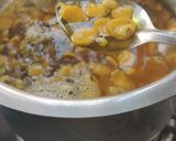 A picture of step 2 of Dal dhokli.