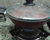 A picture of step 4 of Dal Pakwan 😋.